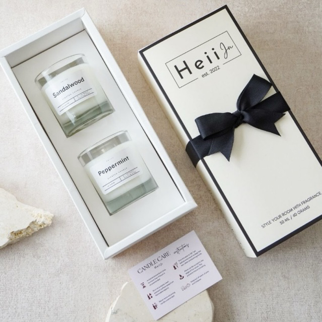 Scented Candle Package / Lilin Aromaterapi / 2 pcs candle / Hampers