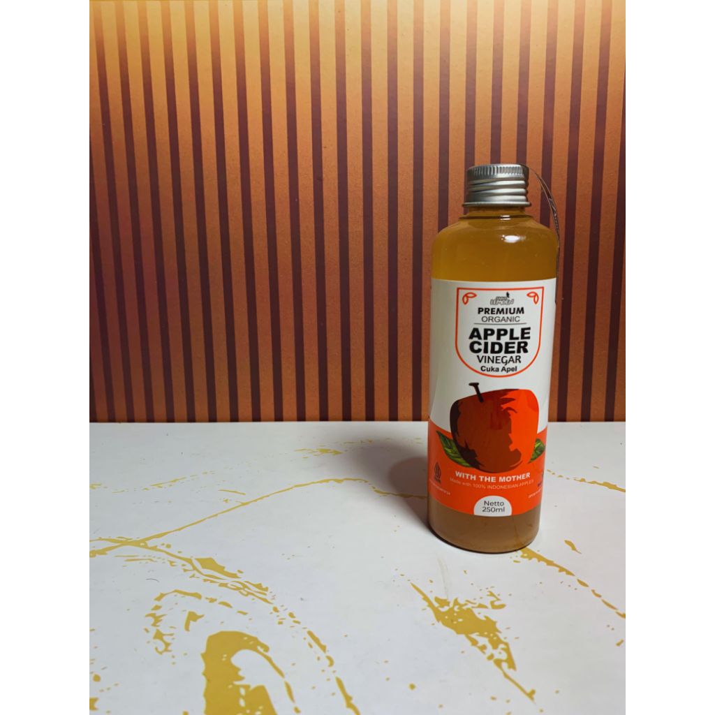 

Cuka apel organic 250ml - Premium Apple cider vinegar with the mother