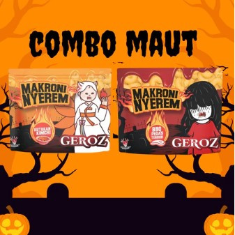

Geroz Combo Maut Rasa BBQ dan Kimchi / Makaroni Nyerem Geros