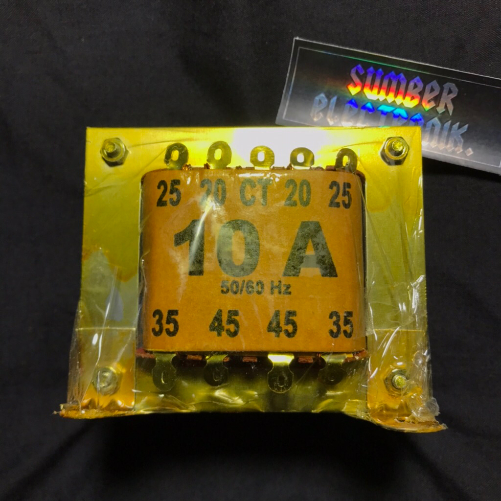 Realpro Travo 10A CT 45V Spesifikasi 10ACT 45V Model Travo Merk Realpro Dengan Spesifikasi 10A CT 45