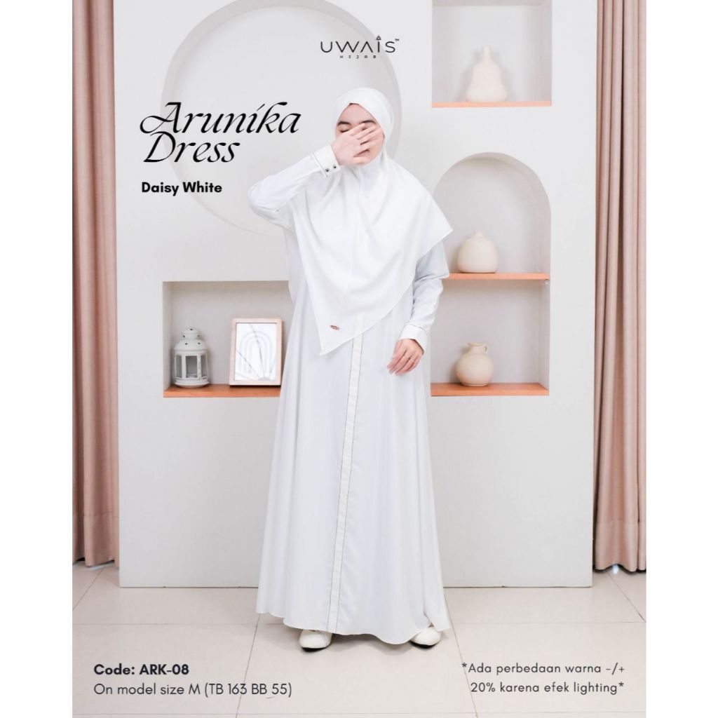 UWAIS ARUNIKA DRESS// GAMIS DEWASA SIMPEL TERBARU