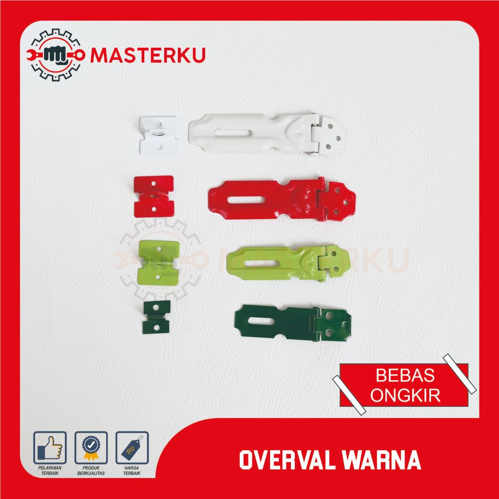 OVERVAL WARNA /OVERVAL/OVERVAL KUNCI /PENGUNCI