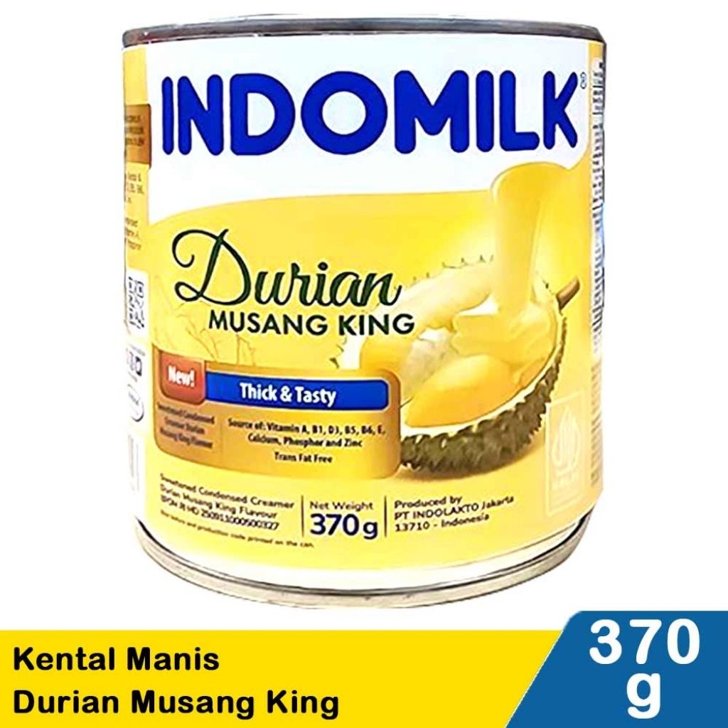 

Susu Indomilk | Krimer Kental Manis | Durian Musang King 370 Gram