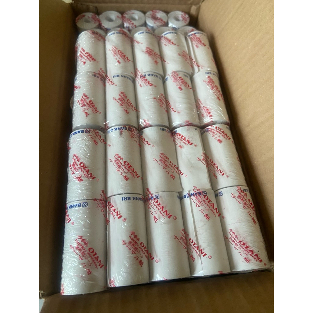 

PAKET 10 pcs kertas thermal BRI OTANI 57x30