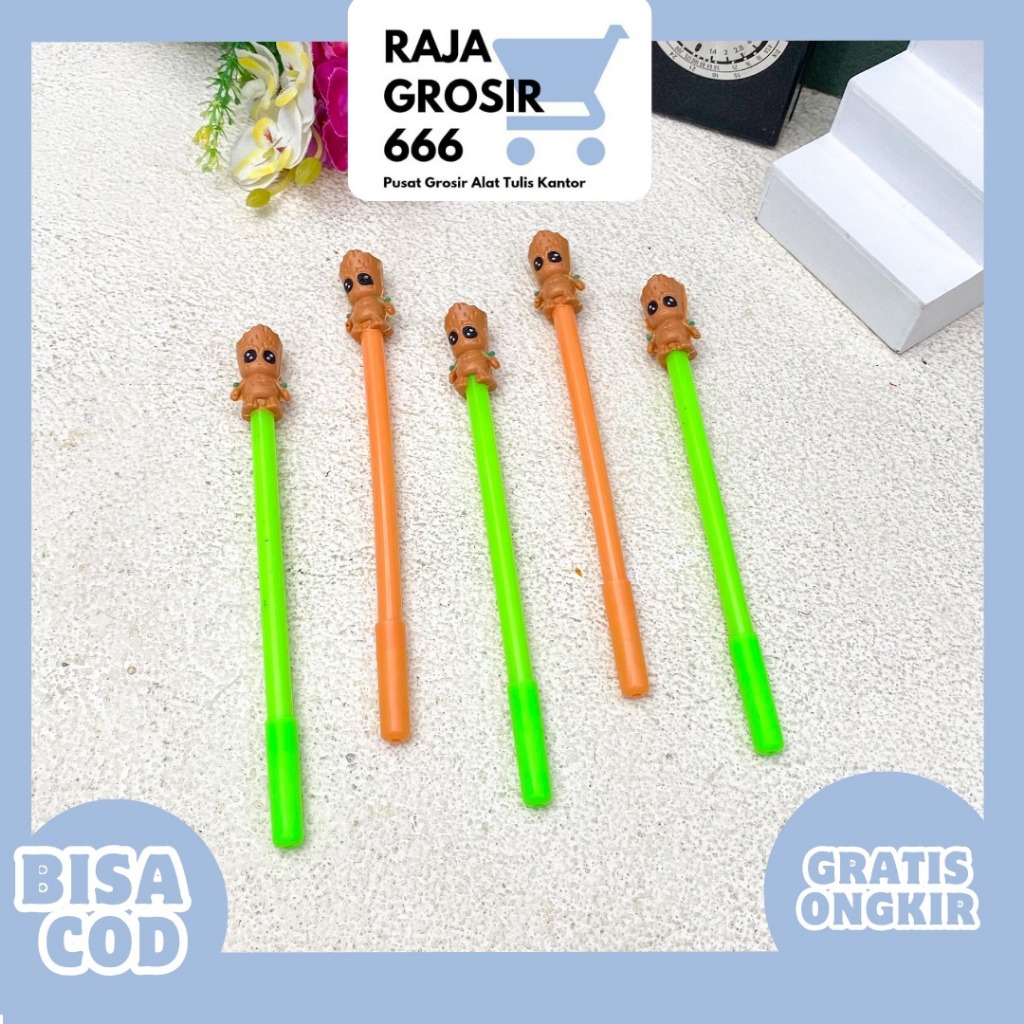 

PULPEN GEL GAMBAR BABY GROOT PGK-1443 PEN PENA LUCU IMUT KADO UNIK KOREA AESTHETIC COD