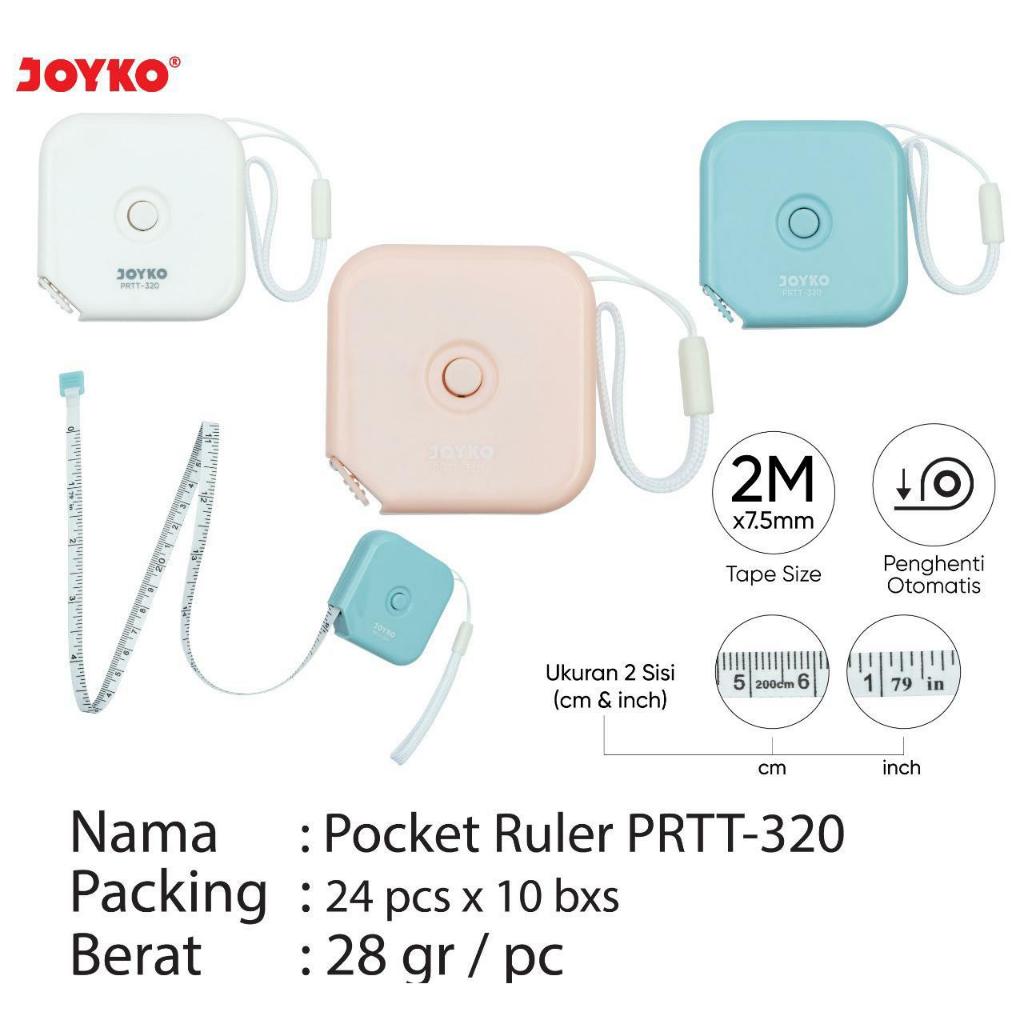 

METERAN GULUNG JOYKO PRTT-320 / JOYKO PRTT320 MINI METERAN BAJU POCKET RULER 2M PENGUKUR PENGGARIS CM DAN INCHI METERAN ROLL MINIMALIS PRAKTIS POCKET RULER TAILORING WARNA PASTEL GULUNG OTOMATIS / MITRA ABADI KATALOG JOGJA