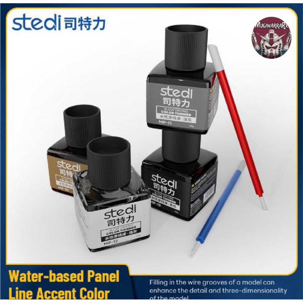 Stedi modeling panel line accent hitam model tools