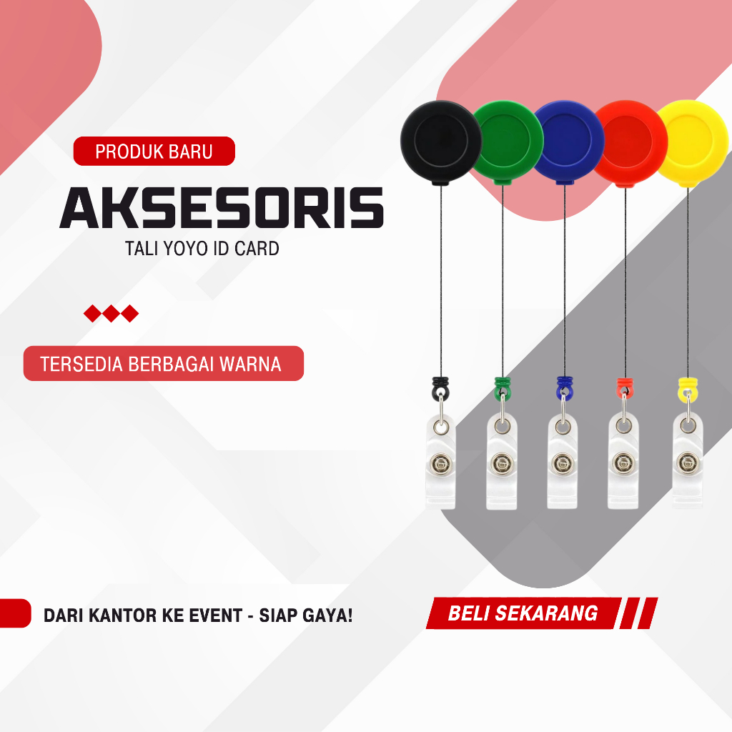 

Yoyo Standar Tali ID Card Tali Tarik untuk ID CARD Model simple & Fungsional
