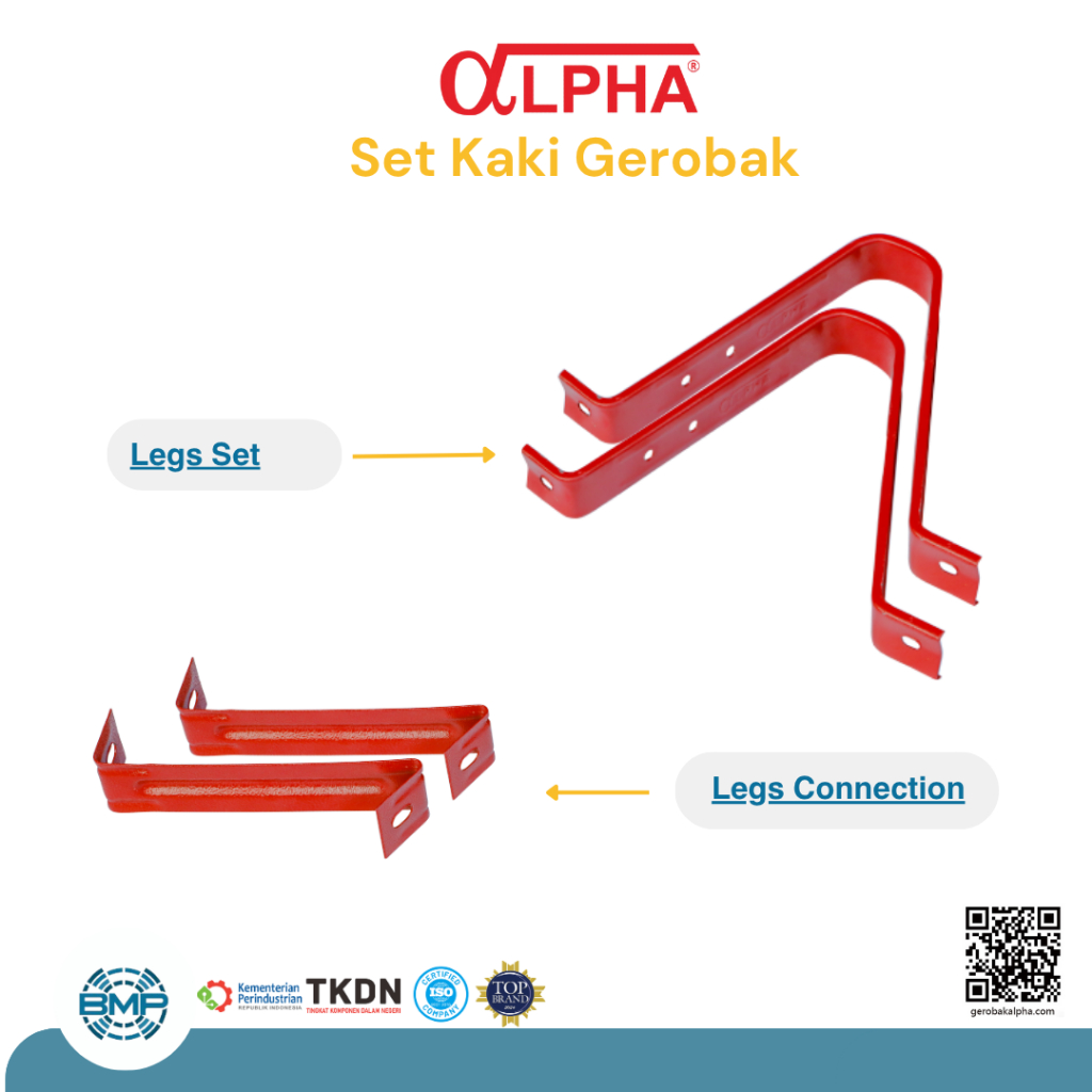 SPAREPART KAKI GEROBAK DORONG ALPHA