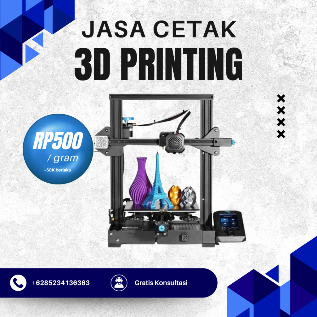 Jasa cetak 3D Printing