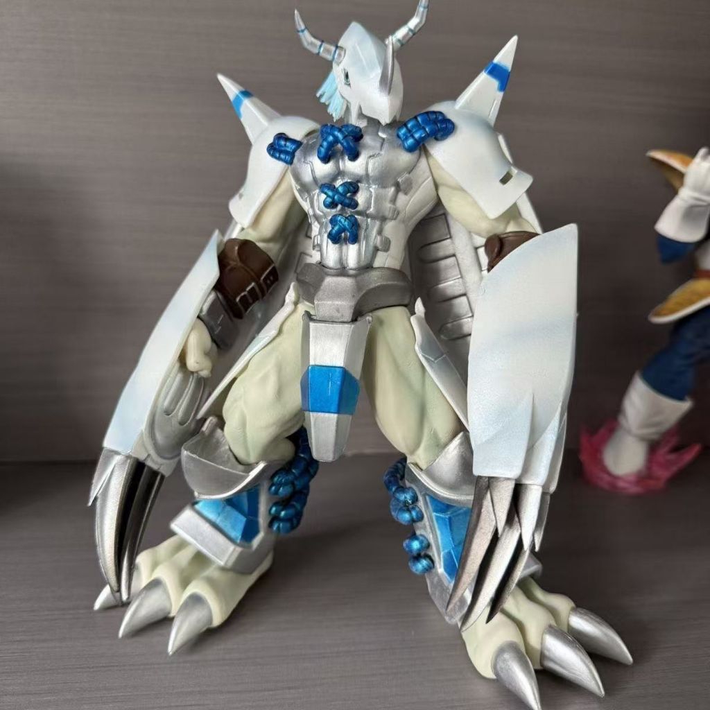action figure digimon white wargreymon 20cm