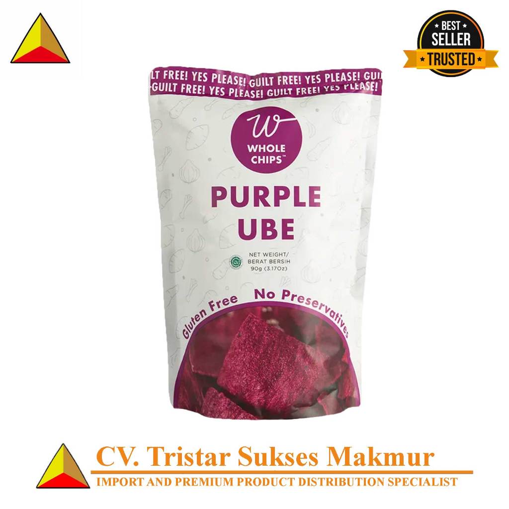 

WHOLE CHIPS - PURPLE UBE 90GR / KERIPIK UBI UNGU
