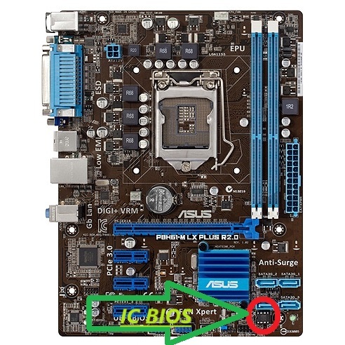 IC BIOS Asus P8H61-M LX R2.0