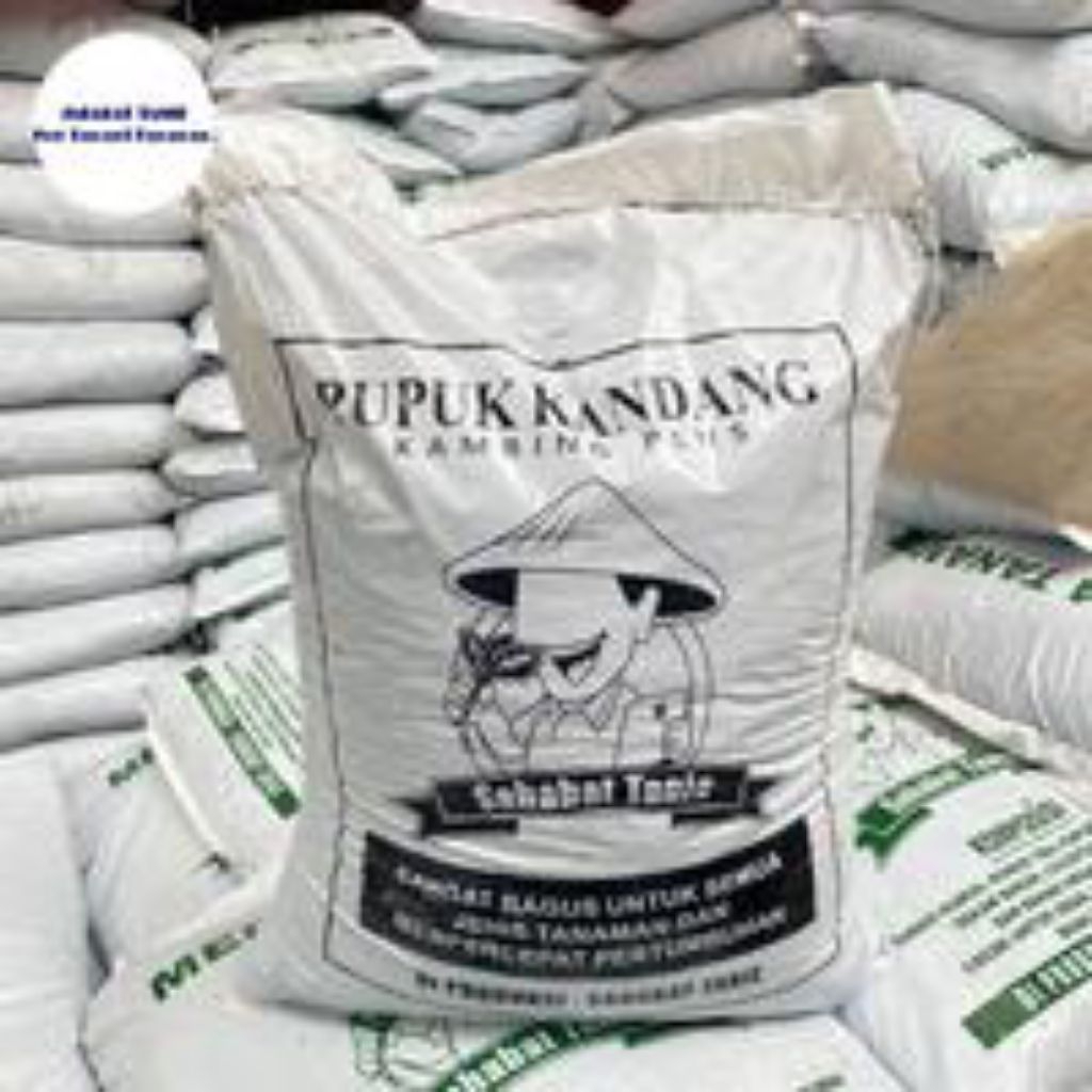 Pupuk kandang kambing halus murni