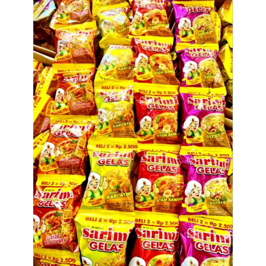 

Sarimi Gelas Renteng Isi 10 pcs