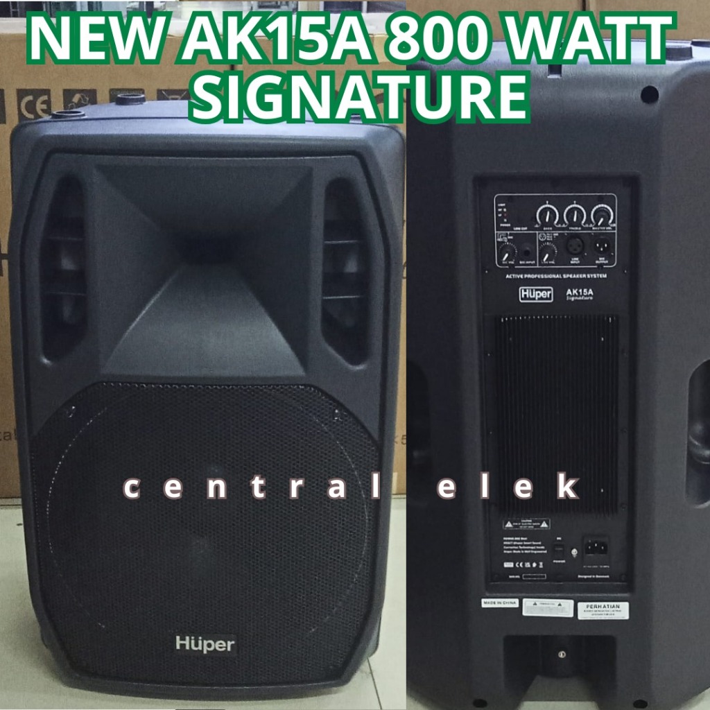 Huper AK15 Signature 15-Inch Speaker Aktif Huper AK-15 Signature Harga 1 Speaker