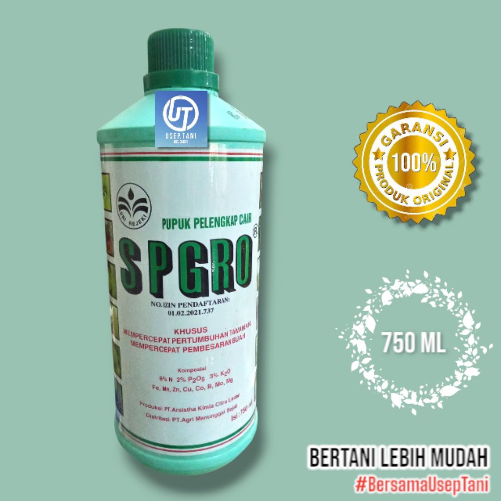 SPGRO HIJAU 750 ML PUPUK CAIR SP GROW
