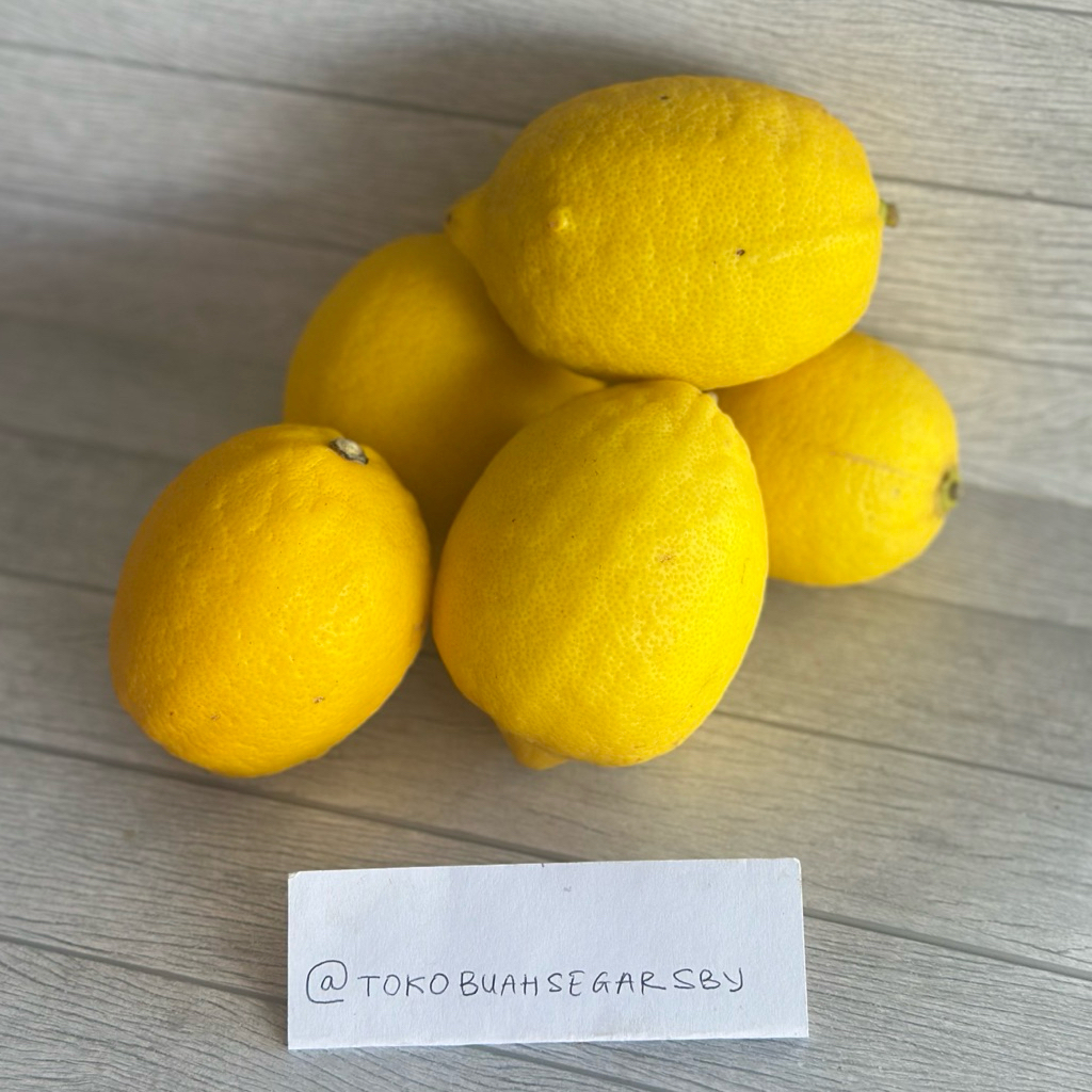 

Lemon Import (450-500gr) TOKO BUAH SEGAR SURABAYA
