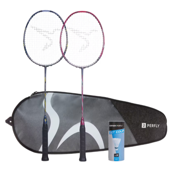 KUIKMA Perform BR590 Set Raket Badminton Dewasa Kuat & Nyaman