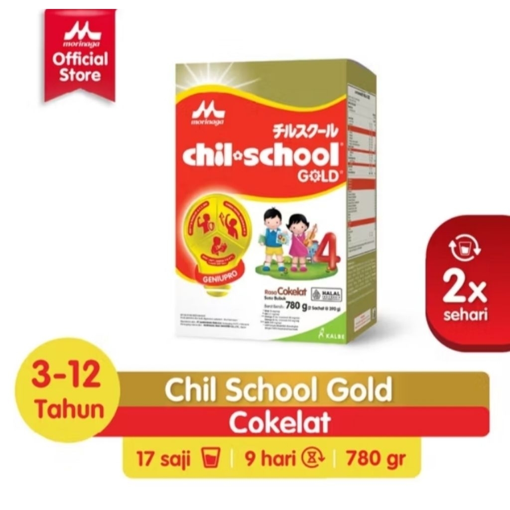 

Chil School Gold 4 780 gram Coklat