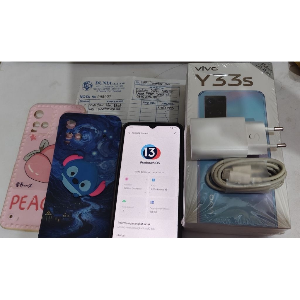 VIVO Y33S SECOND KONDISI MULUS