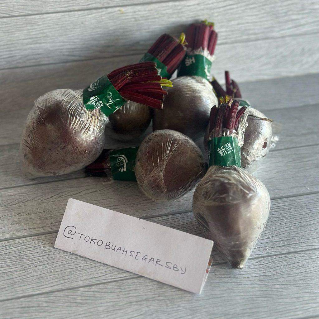 

BUAH BIT / BEET ROOT (450-500gr) KG TOKO BUAH SEGAR SURABAYA