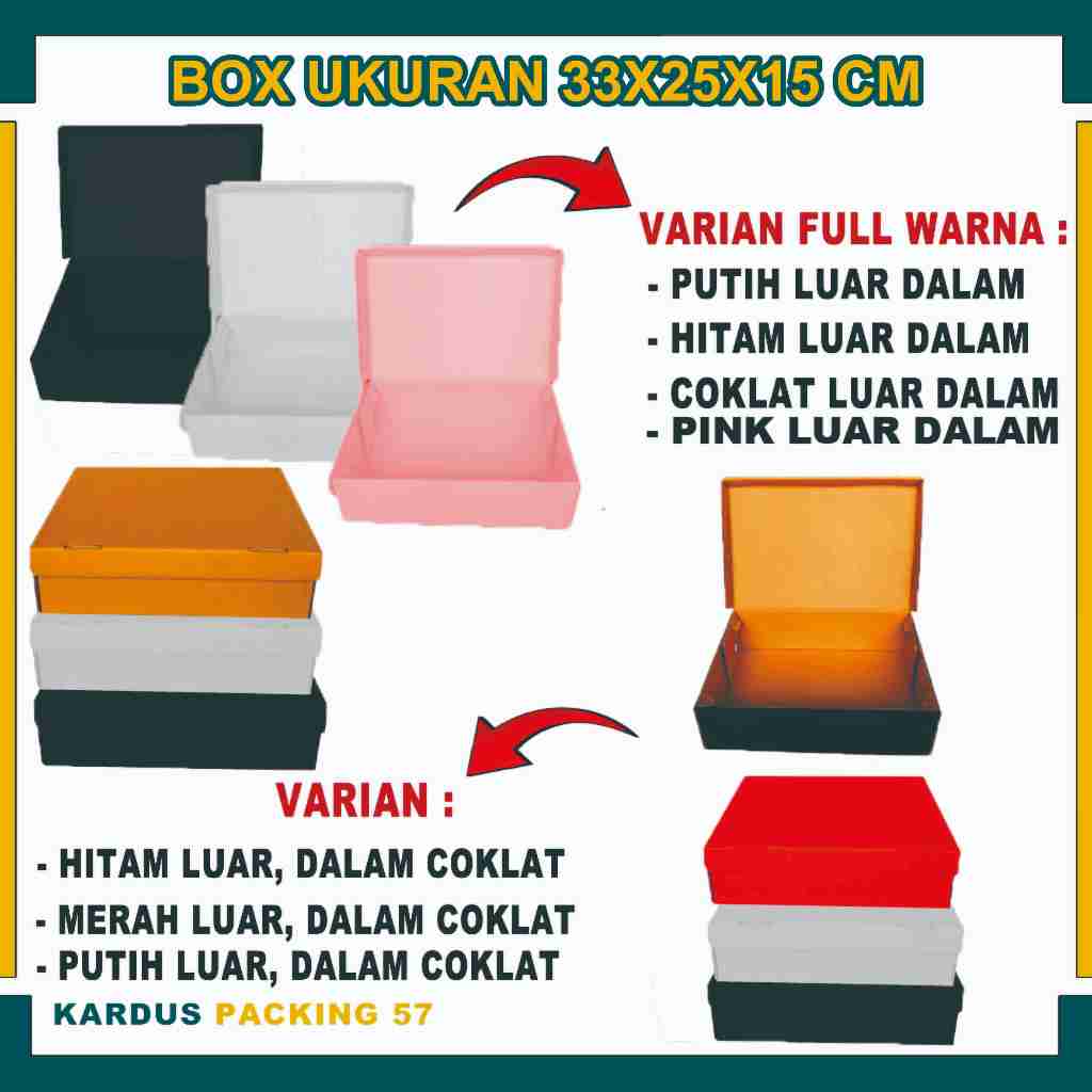 

Box 33x25x15 cm / Box Sepatu / Box Hampers / Box Sebaguna