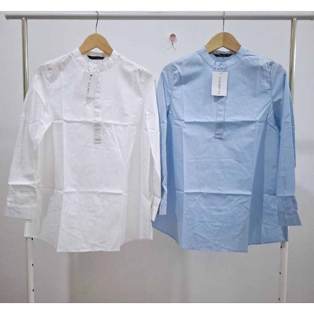 EXECUTIVE  BAJU ATASAN WANITA TUNIK LENGAN PANJANG