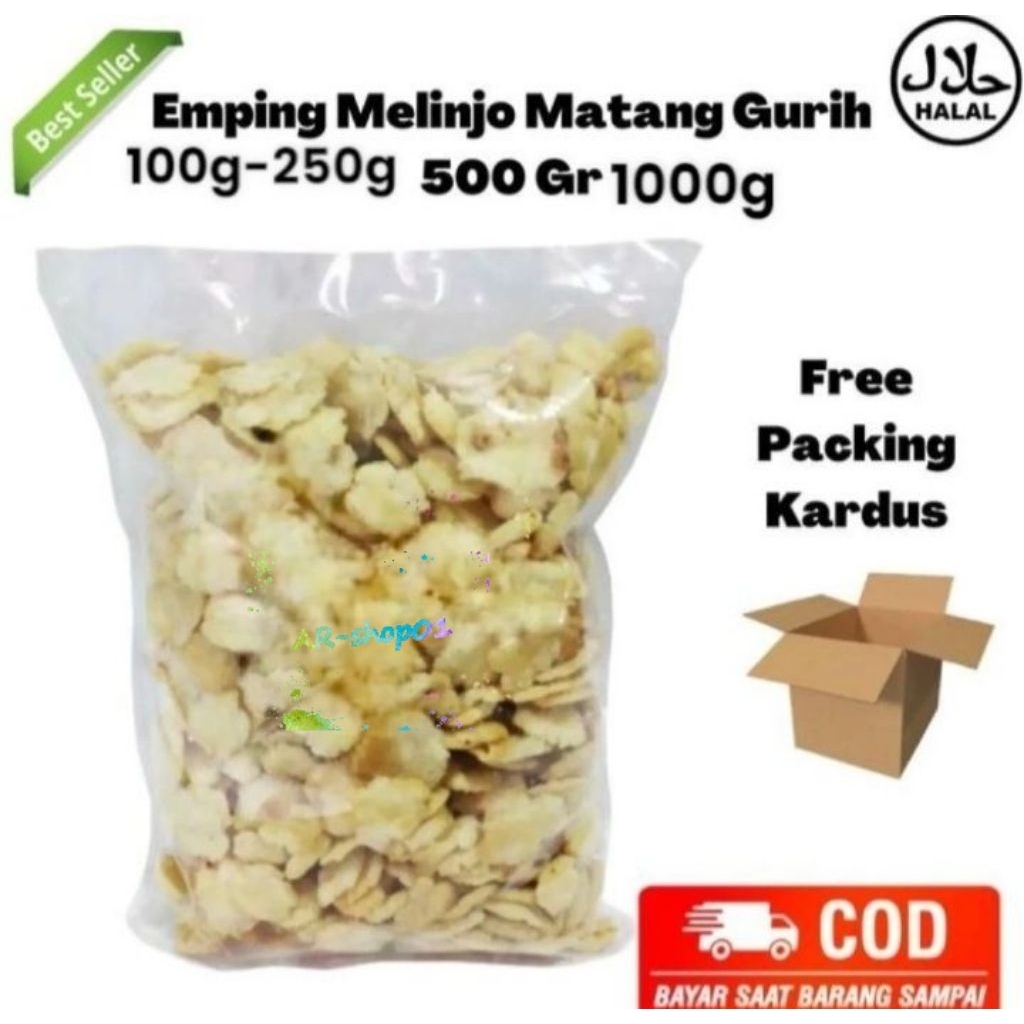 

emping ceplis tangkil melinjo 100% origina