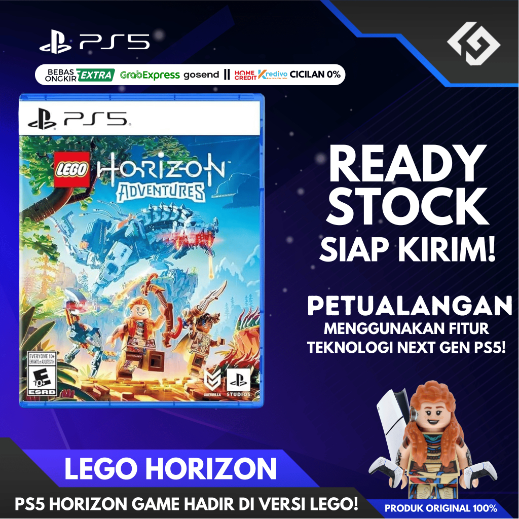 PS5 Lego Horizon Adventure Kaset BD PS 5 Original Sony