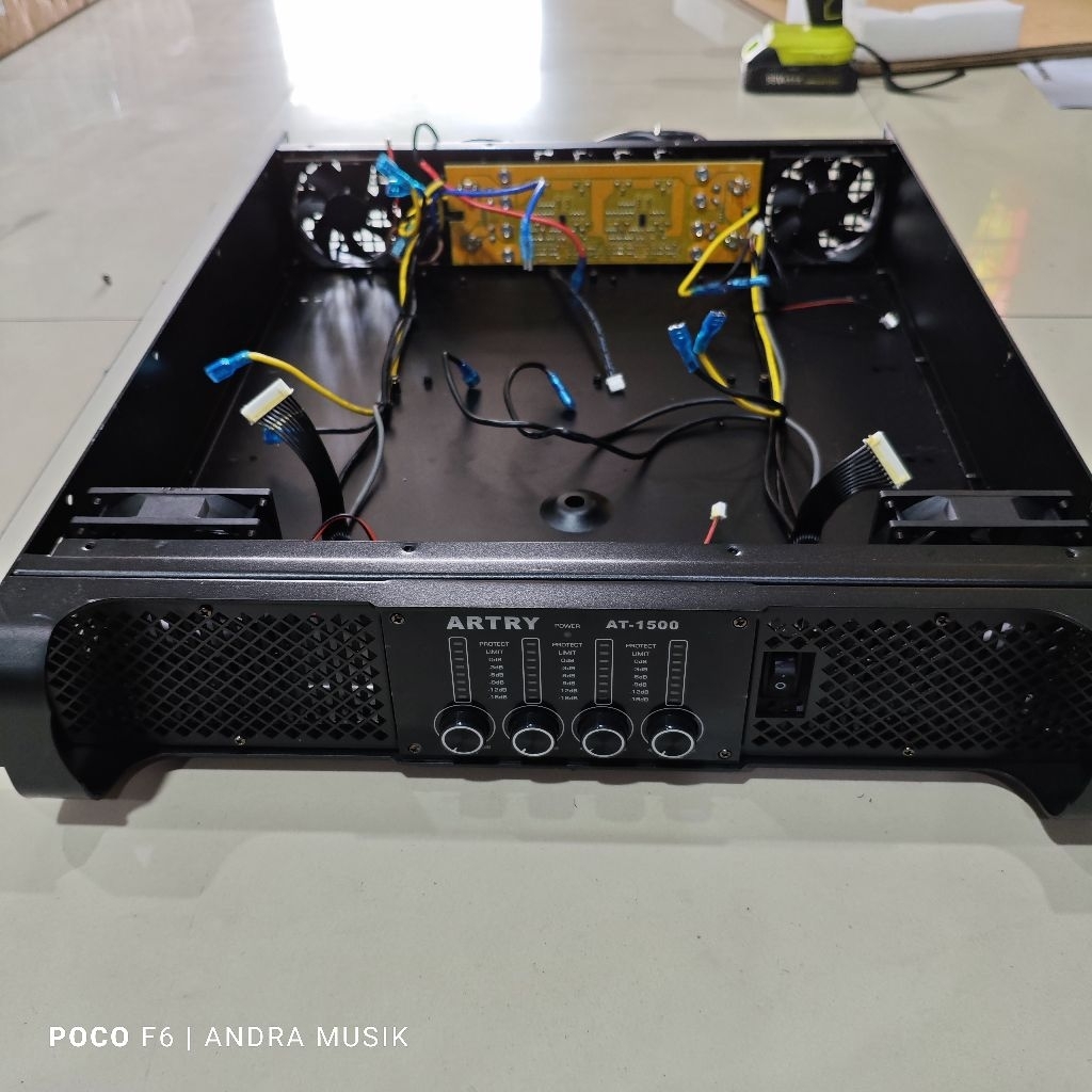 KESING BOX POWER AMPLIFIER 2U 4 CHANEL BODY KOMPLIT AKSESORIS BODI CASING COPOTAN POWER BUILD UP 4 C