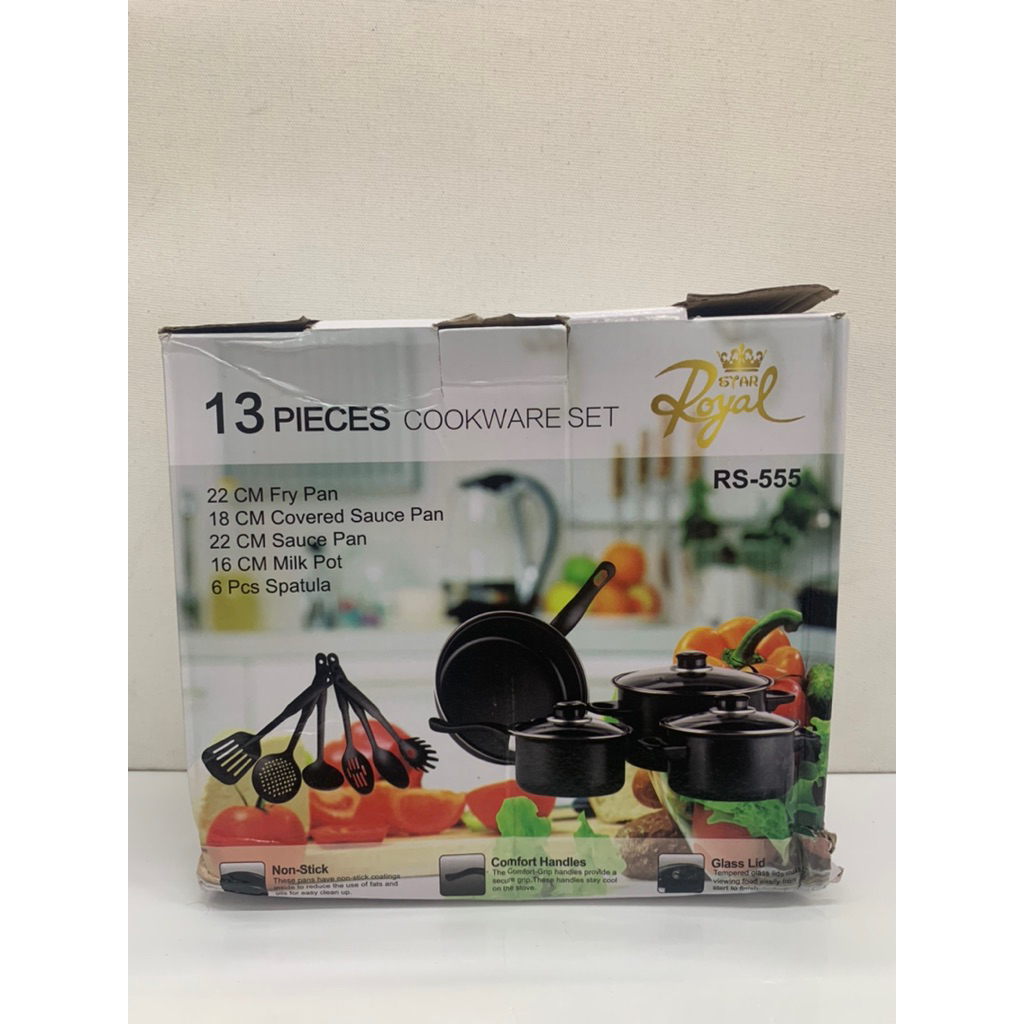 COOKWARE SET - 13PCS COOKWARE SET