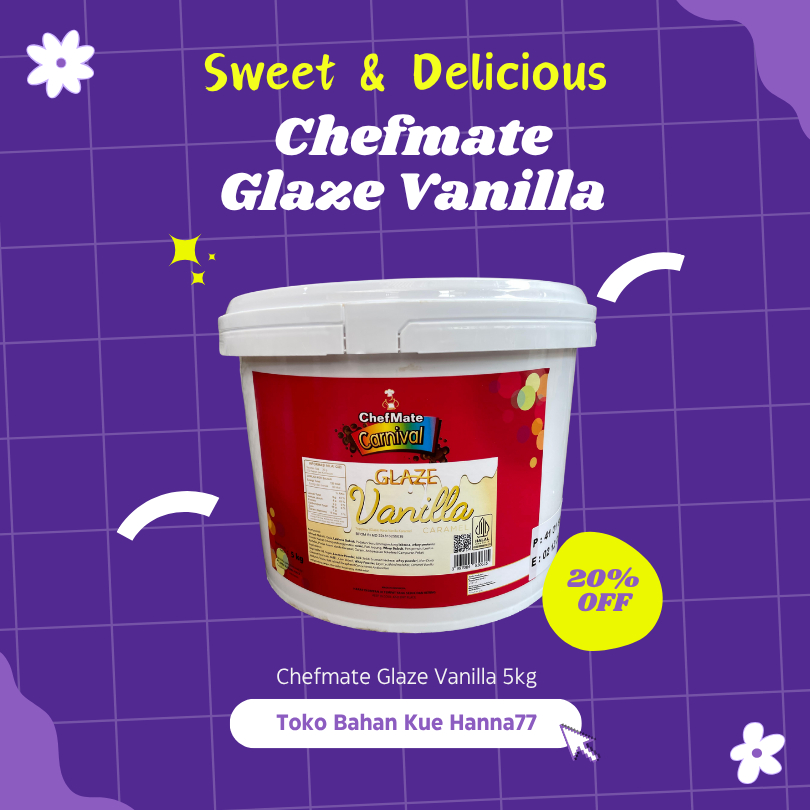 

Chefmate Dark Glaze 5kg Cokelat Pasta Premium Glaze untuk Donat Kue Dessert Hanna77