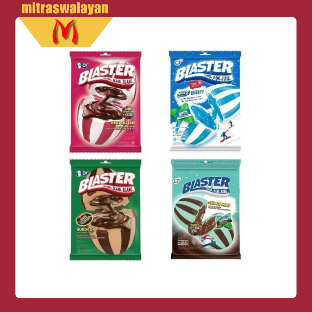 

BLASTER Permen isi cokelat 125 gr