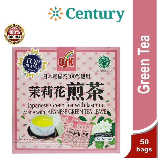 

OSK JAPANESE GREEN TEA JASMINE ISI 50 SACHET / MINUMAN / TEH