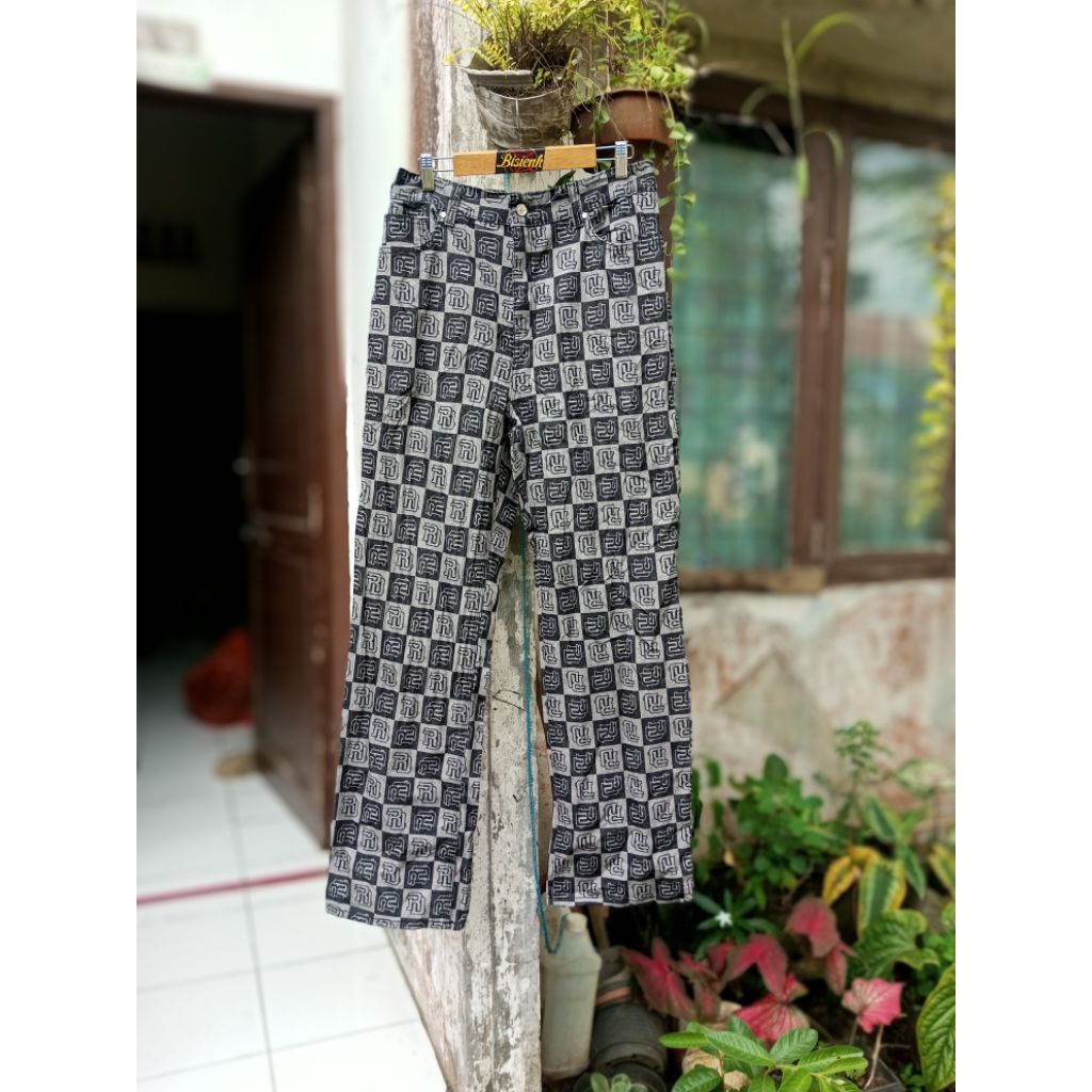 RDVZ DENIM PATERN PANTS