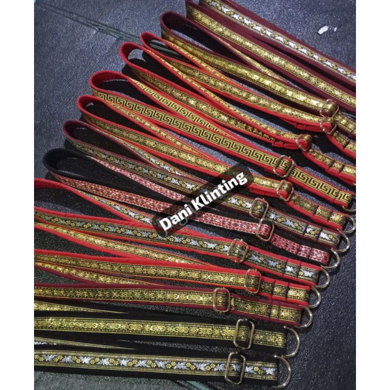 KODE P13Q tali jaran kepang anti mlorot motif cerah menyala