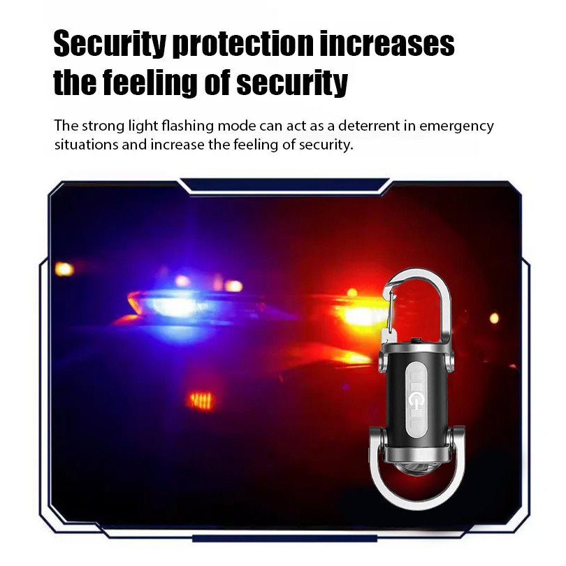 HW Senter Kecil Super Terang IPX4 Jarak Jauh Senter Laser Jarak Jauh Senter Kepala Led 100000 lm Ori