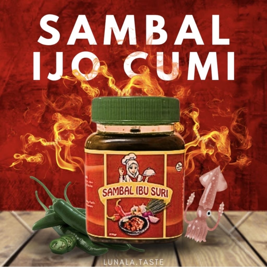 

Sambal Cumi Homemade Bu Suri – Pedas, Gurih, dan Nendang! | 200gr