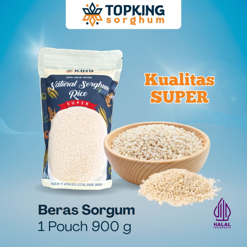 

Beras Sorgum Super (Sorghum Rice) 900 g