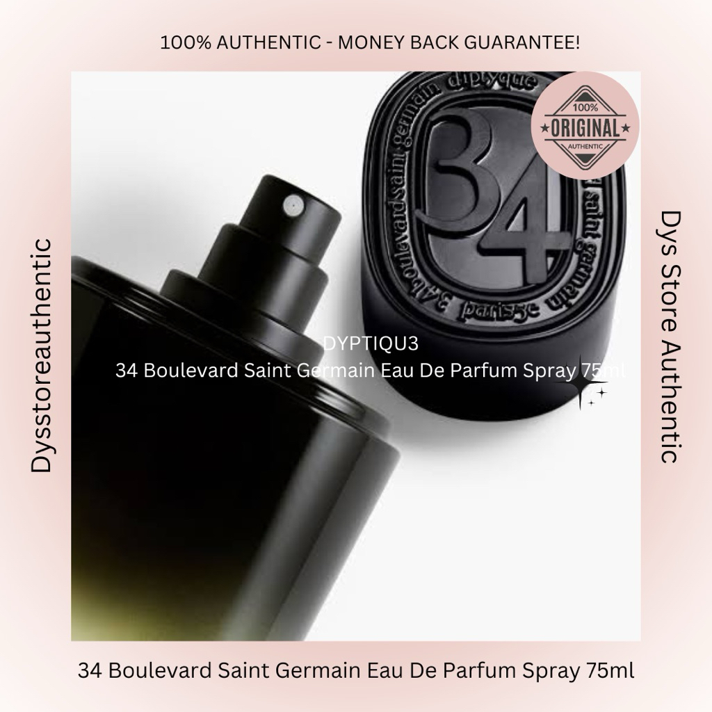 READY STOCK DIPTYQUE 34 Boulevard Saint Germain EDP & EDT