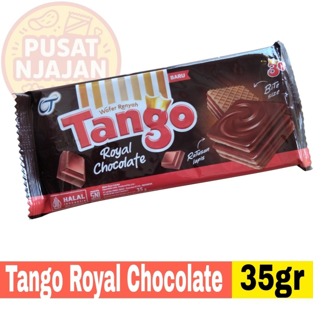 

Eceran - Wafer Tango Royal Chocolate 35gr