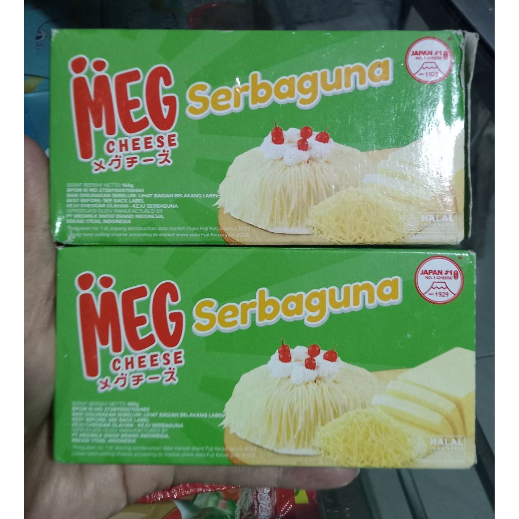

Keju Meg Cheddar Serbaguna 160gr