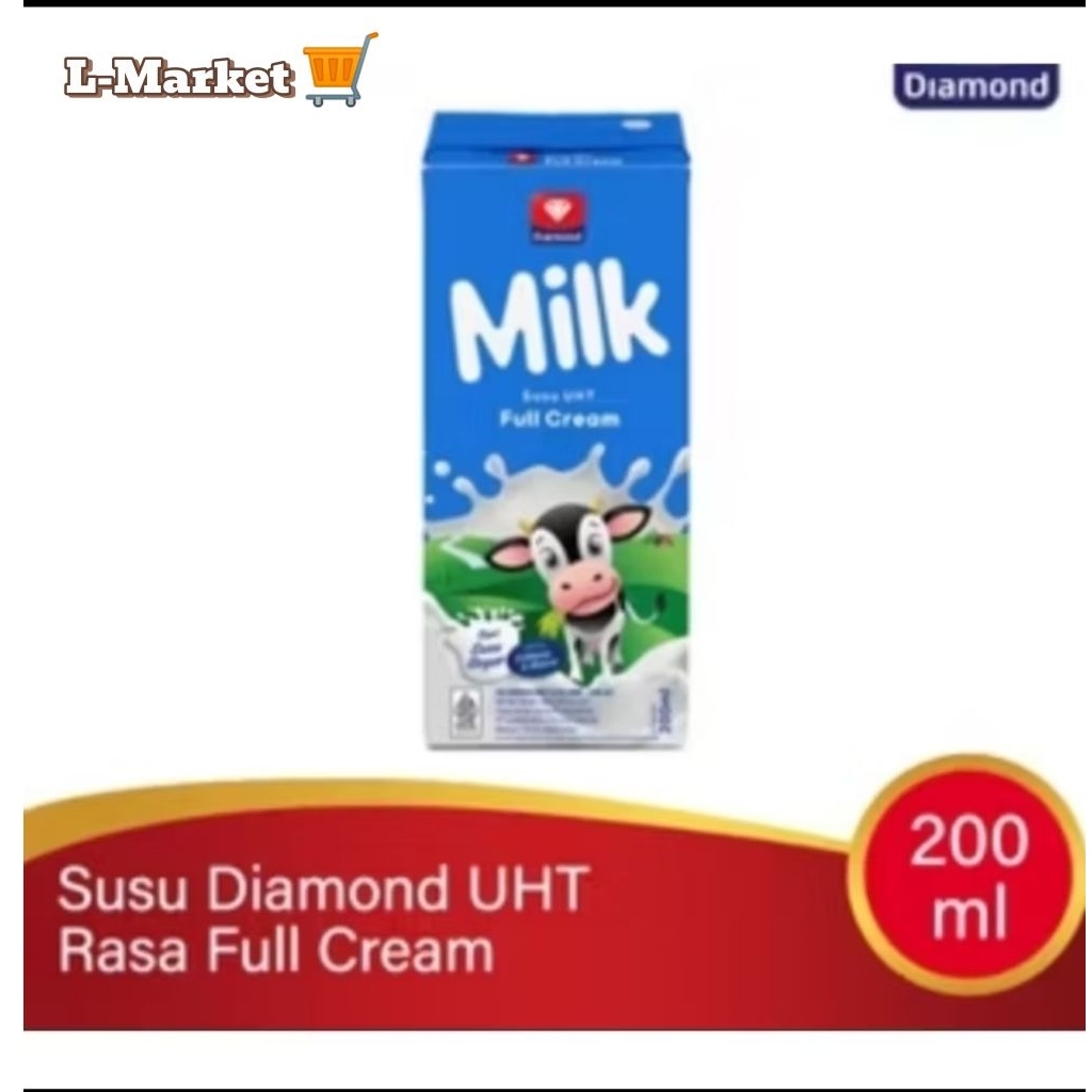 

Diamond susu full cream 200 ml