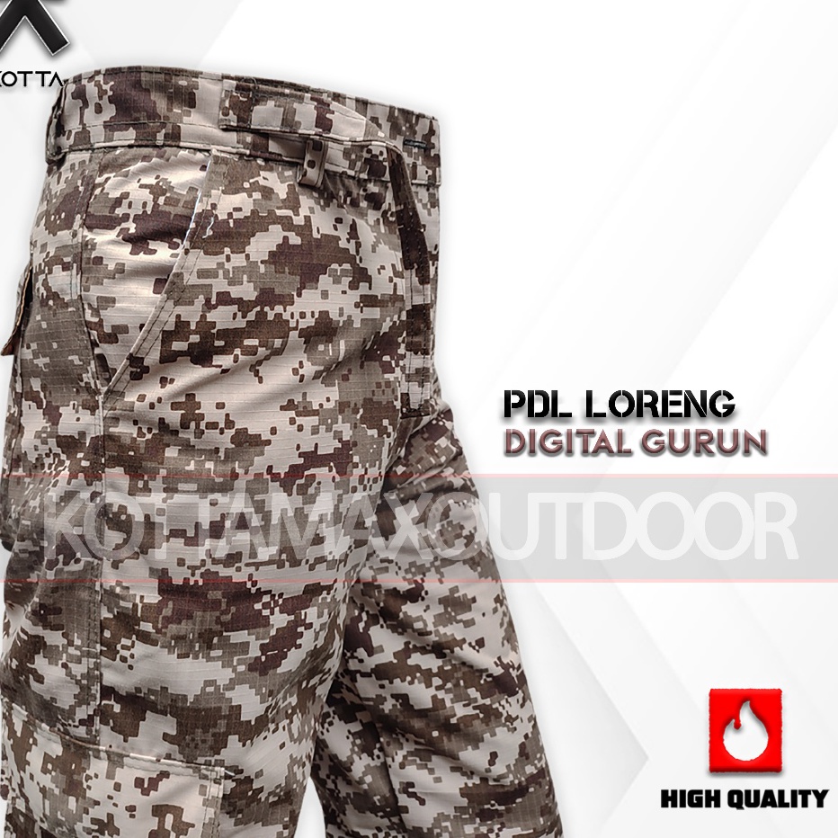 Trendy CELANA PDL LORENG DIGITAL GURUN CELANA PDL LORENG TNI CELANA PDL LORENG ARMY GURUN DESSERT