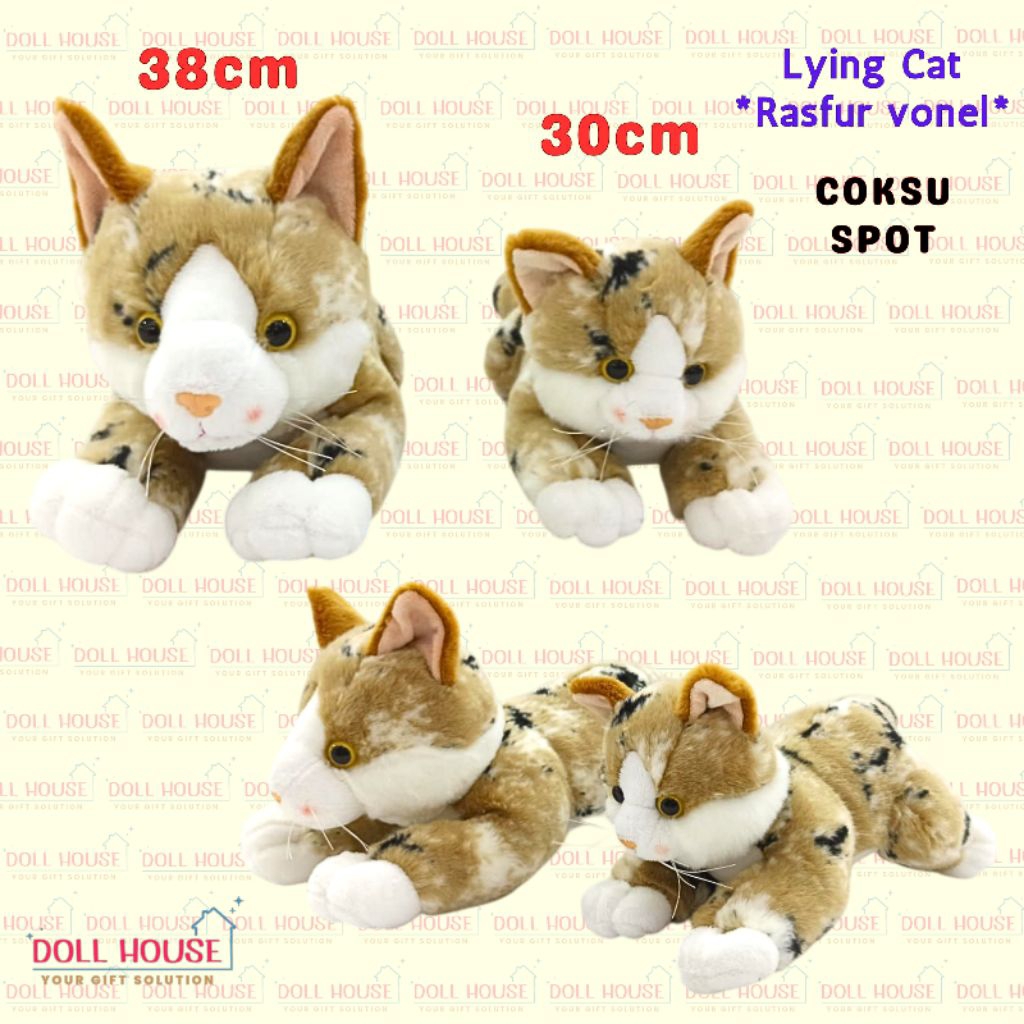 Boneka Kucing Lucu / Boneka Lying Cat / Boneka Cat viral / Boneka Kucing premium / Boneka Kucing Cok