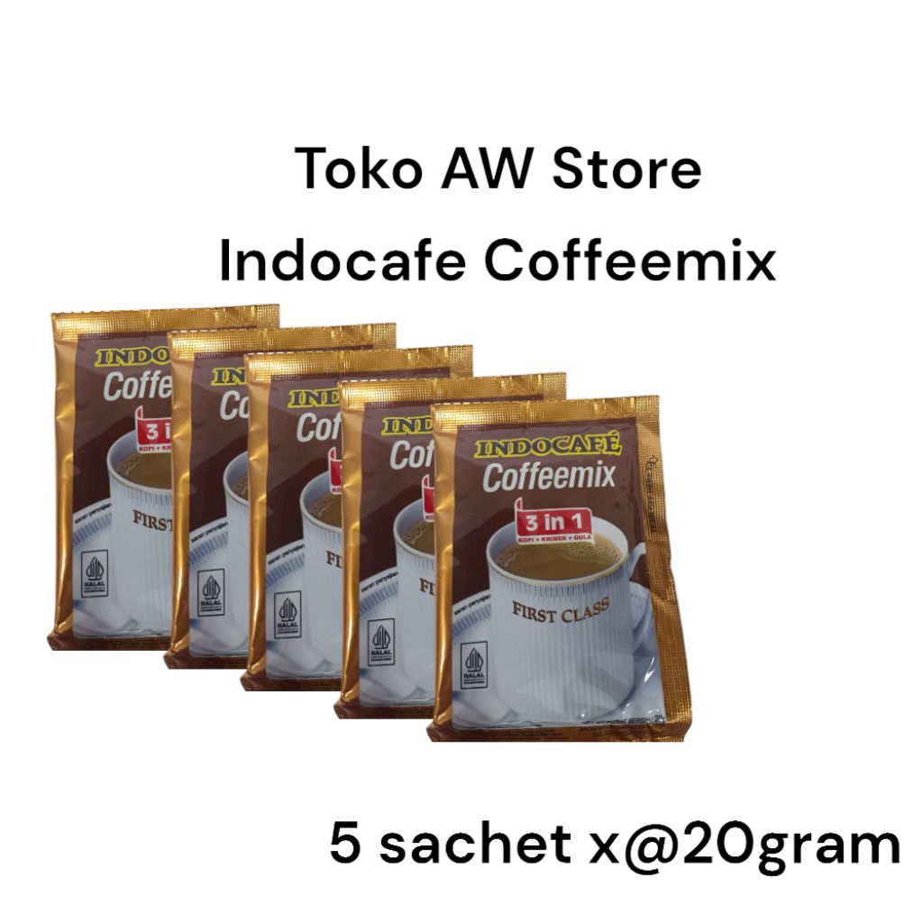 

Kopi Indocafe Coffeemix 5sachetx@20gram l Minuman Kopi