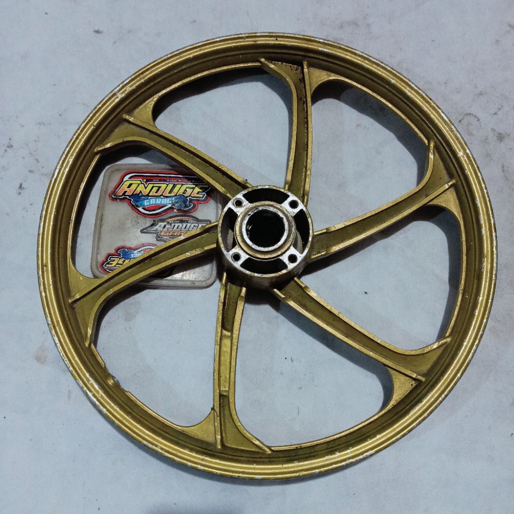 velg pelek pelk palang bintang cast wheel ring 17 model kipas palang 6 depan cakram subsitusi Yamaha