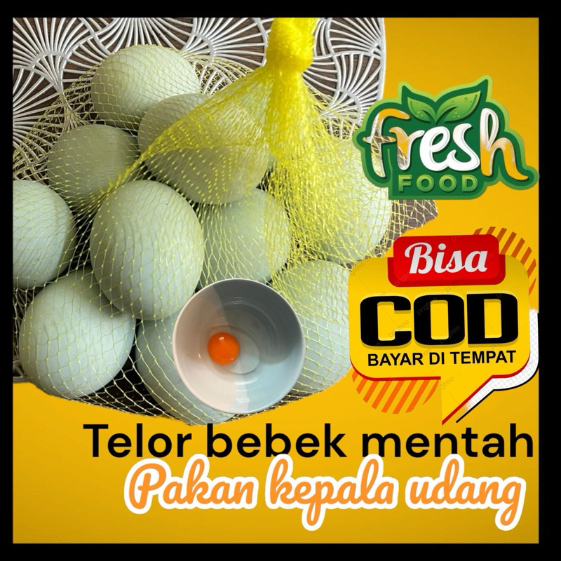 

Telur Bebek Mentah ( 1 Tray isi 30 Telur ) - Duck Egg Fresh - Telur Bebek Asli langsung dari peternak HARGA TERMURAH
