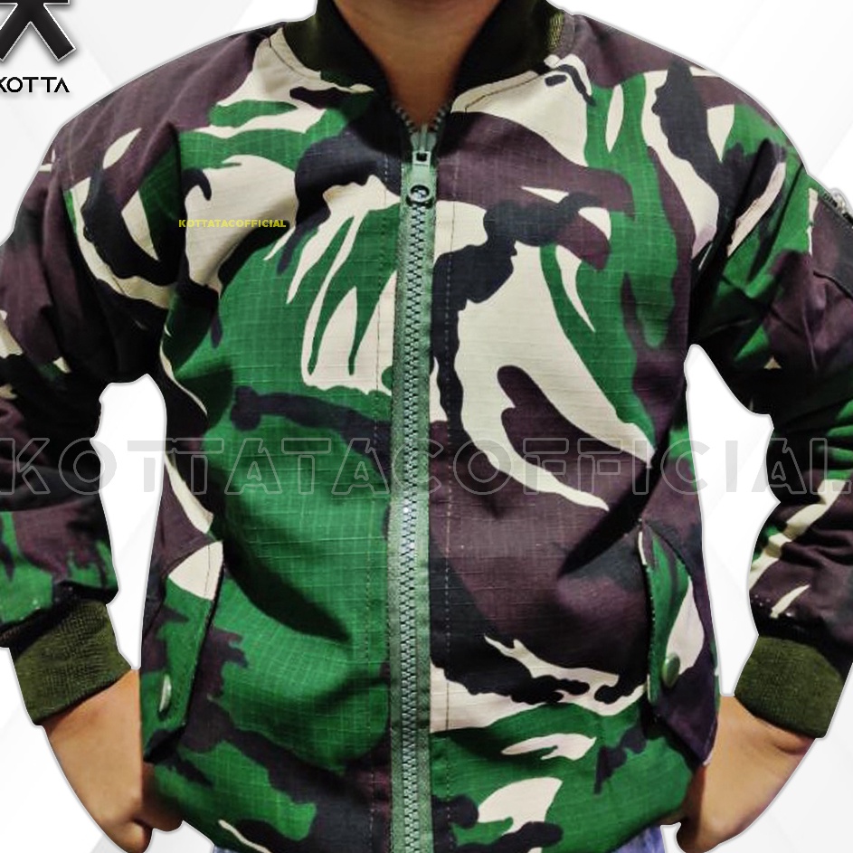Bisa Cod JAKET BOMBER ANAK LORENG MALVINAS  JAKET LORENG ANAK TNI  JAKET BOMBER ANAK LORENG